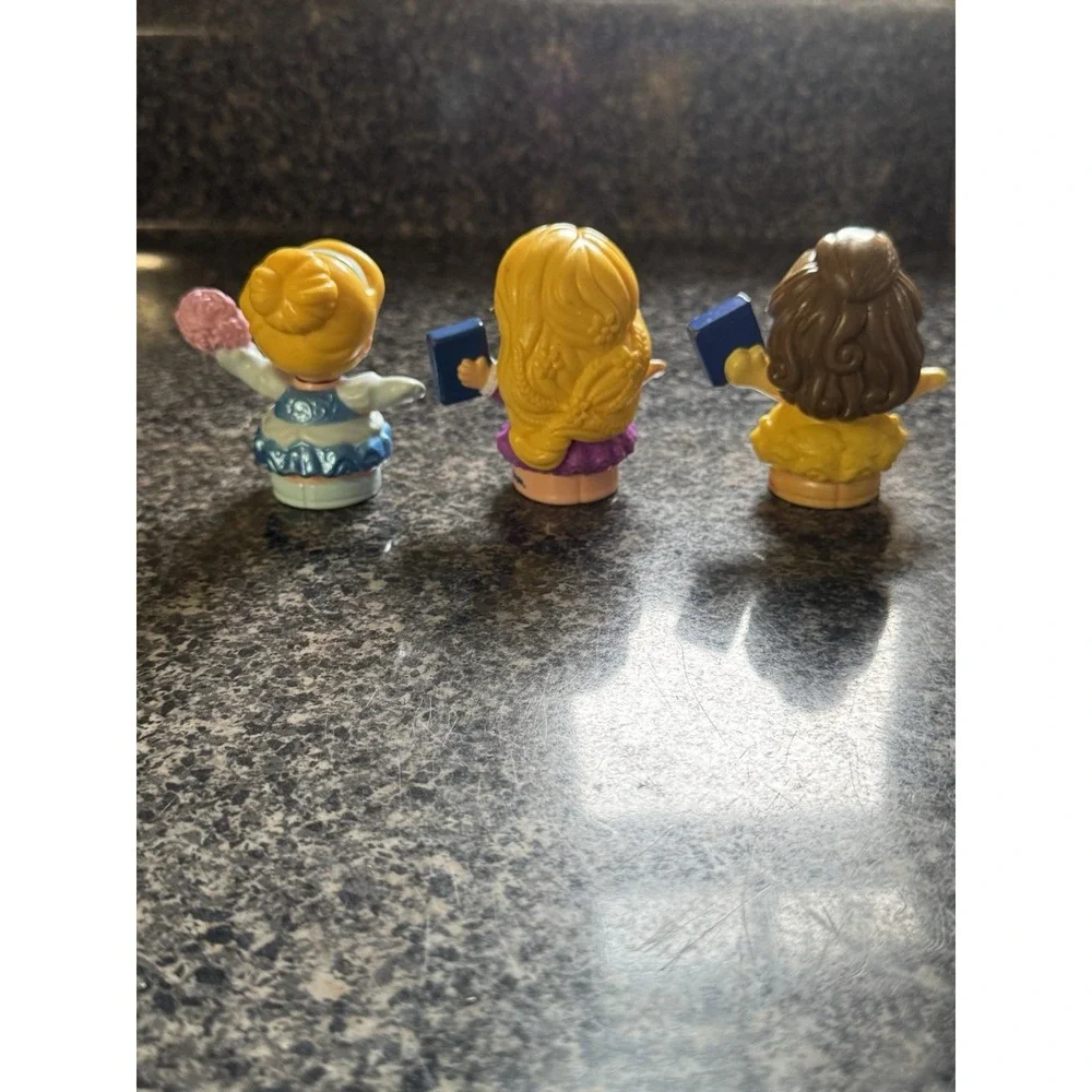 Disney Princesses Little People Set Of 3 Cinderella, Repunzle, Belle